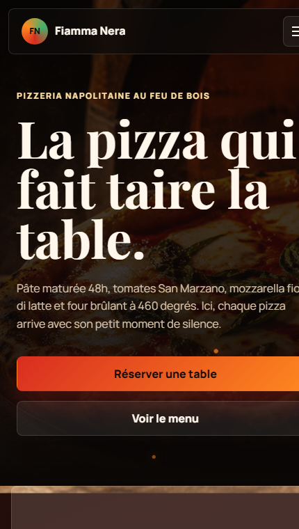 Aperçu de la démo Fiamma Nera